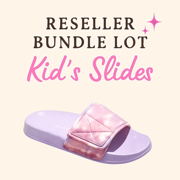 Reseller Lot | 7 Cat & Jack Kris Sport Slide Sandals | Purple Navy | Mixed Sizes - Picture 1 of 3